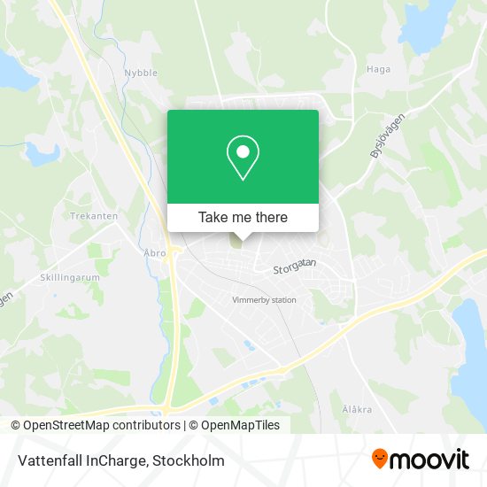 Vattenfall InCharge map