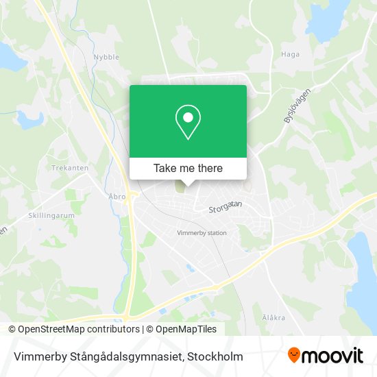 Vimmerby Stångådalsgymnasiet map