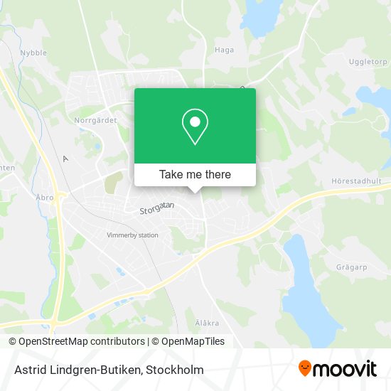 Astrid Lindgren-Butiken map