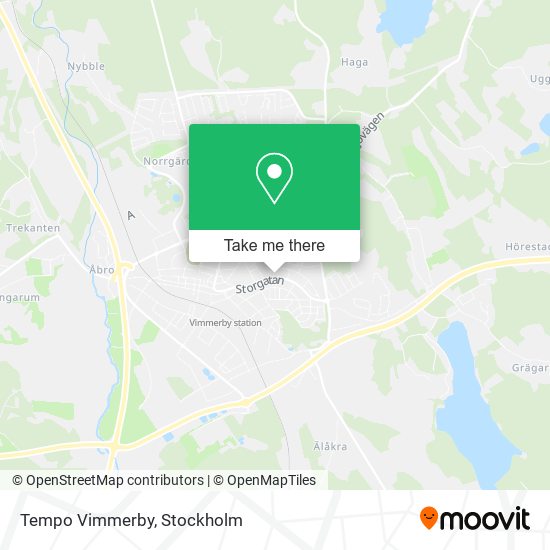 Tempo Vimmerby map