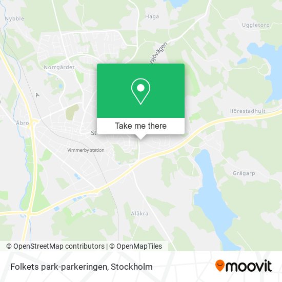 Folkets park-parkeringen map