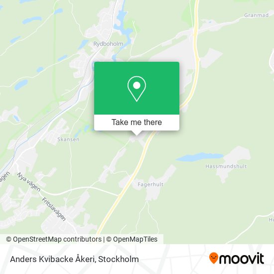 Anders Kvibacke Åkeri map