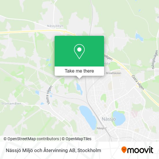 Nässjö Miljö och Återvinning AB map