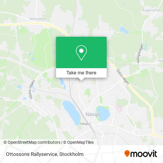 Ottossons Rallyservice map