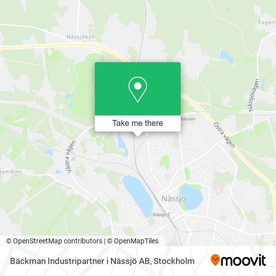 Bäckman Industripartner i Nässjö AB map