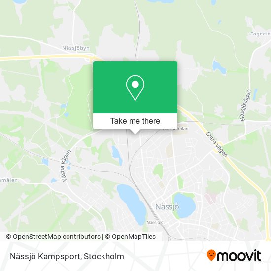Nässjö Kampsport map