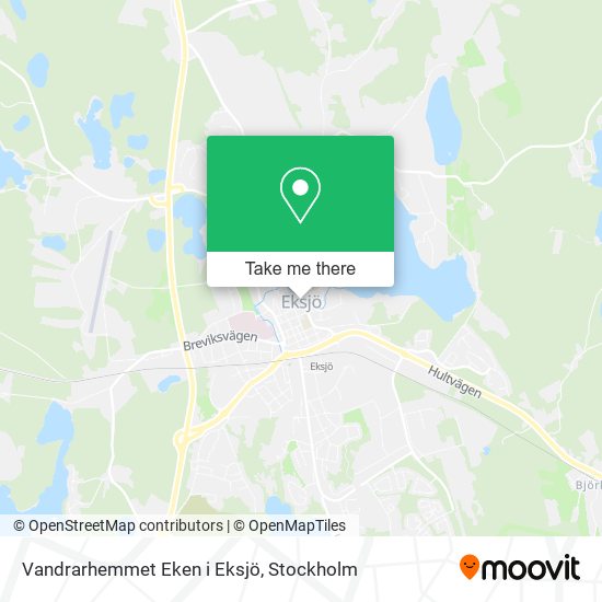 Vandrarhemmet Eken i Eksjö map