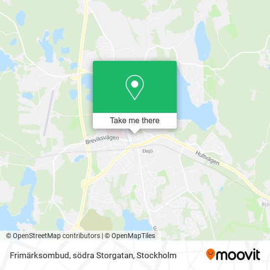 Frimärksombud, södra Storgatan map