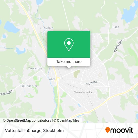 Vattenfall InCharge map