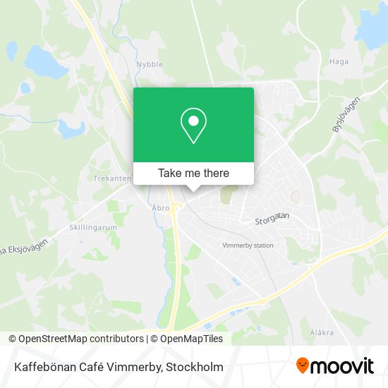 Kaffebönan Café Vimmerby map