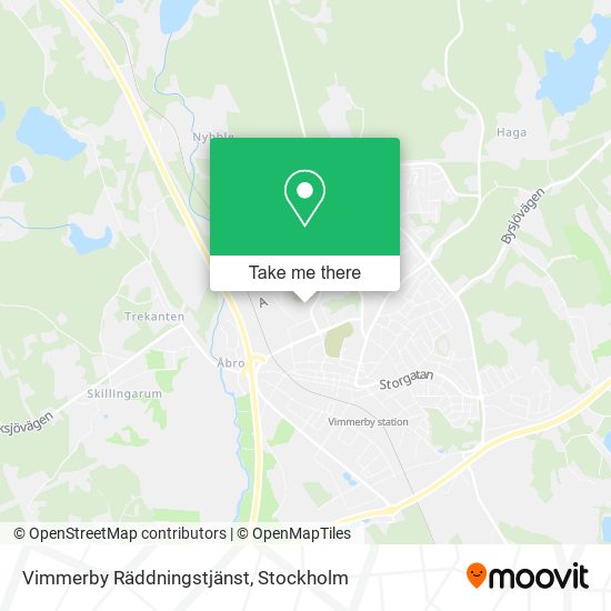 Vimmerby Räddningstjänst map