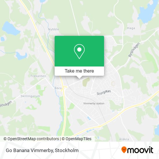 Go Banana Vimmerby map