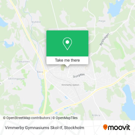 Vimmerby Gymnasiums Skol-If map