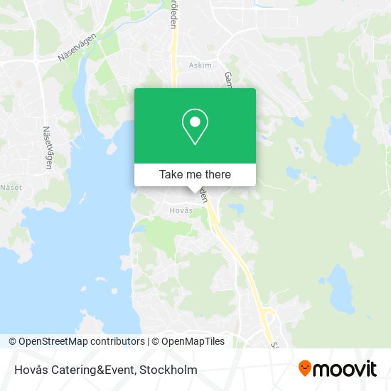 Hovås Catering&Event map