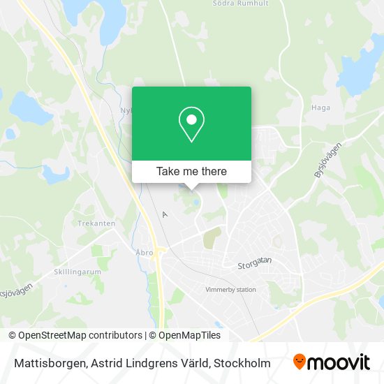 Mattisborgen, Astrid Lindgrens Värld map