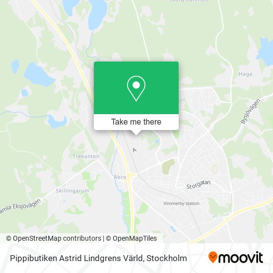 Pippibutiken Astrid Lindgrens Värld map