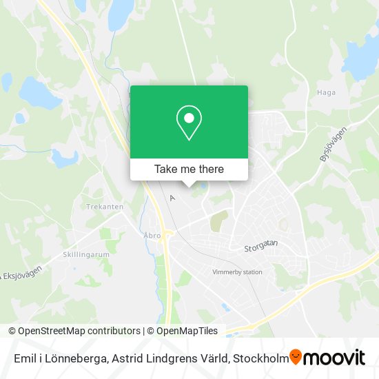 Emil i Lönneberga, Astrid Lindgrens Värld map