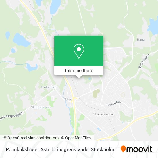 Pannkakshuset Astrid Lindgrens Värld map