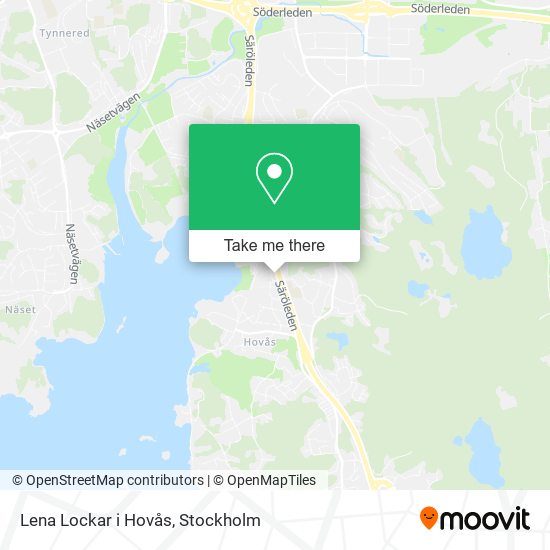 Lena Lockar i Hovås map