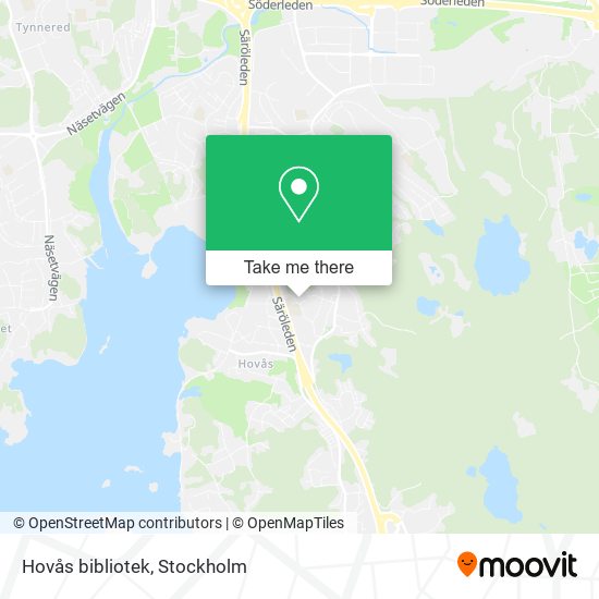 Hovås bibliotek map