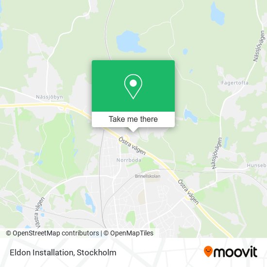 Eldon Installation map