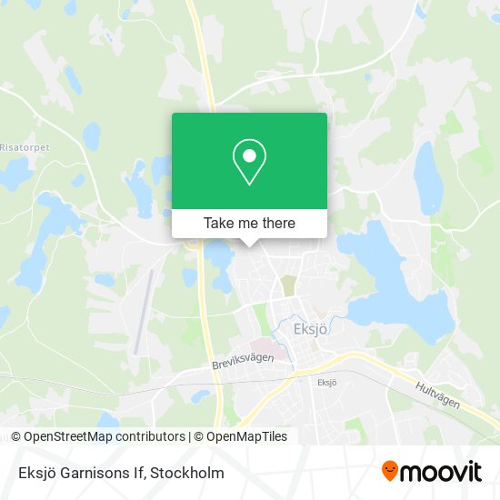 Eksjö Garnisons If map