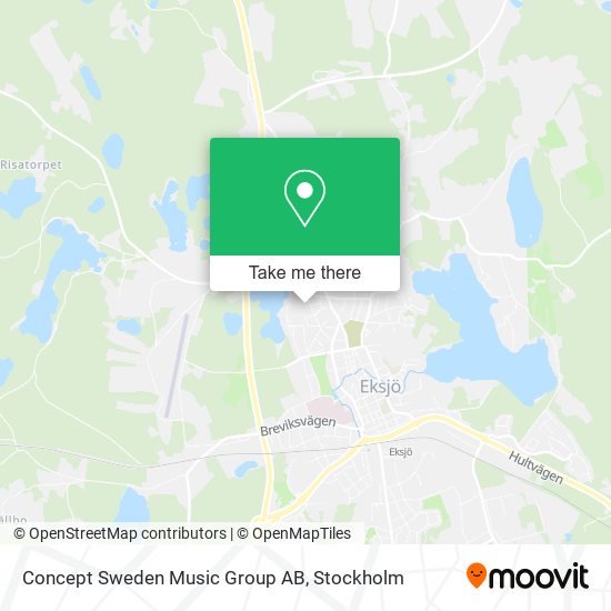 Concept Sweden Music Group AB map