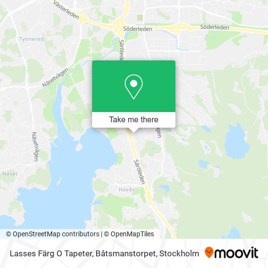 Lasses Färg O Tapeter, Båtsmanstorpet map