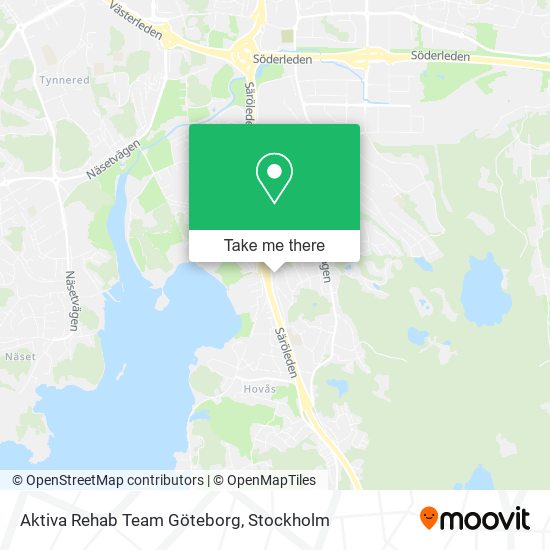 Aktiva Rehab Team Göteborg map