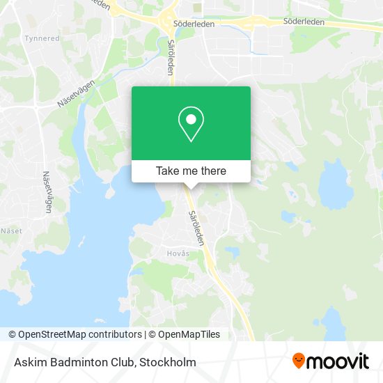 Askim Badminton Club map