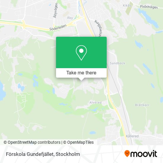 Förskola Gundefjället map