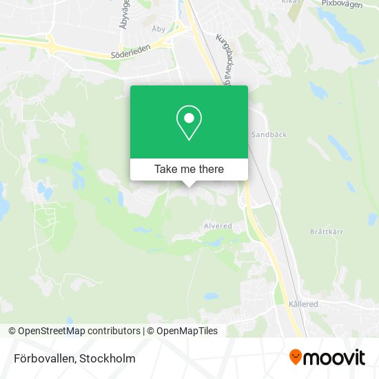 Förbovallen map