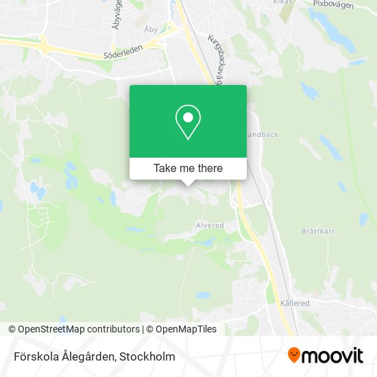 Förskola Ålegården map