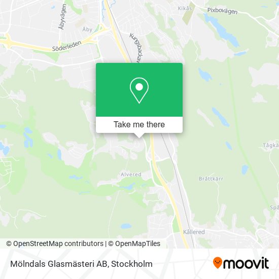 Mölndals Glasmästeri AB map