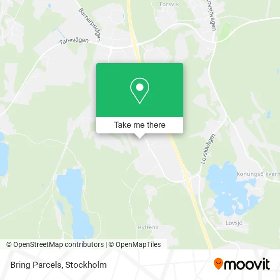 Bring Parcels map