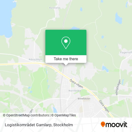 Logistikområdet Gamlarp map