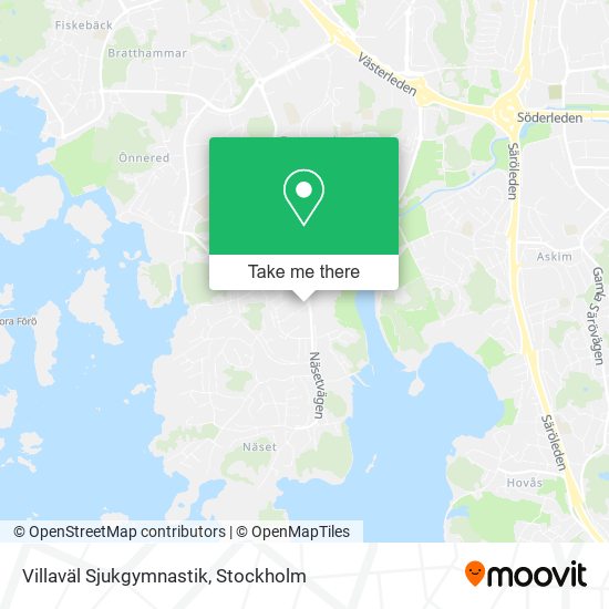 Villaväl Sjukgymnastik map