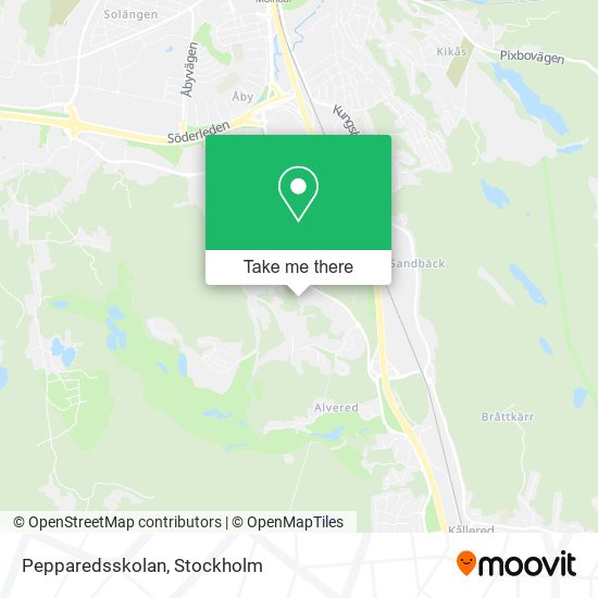 Pepparedsskolan map