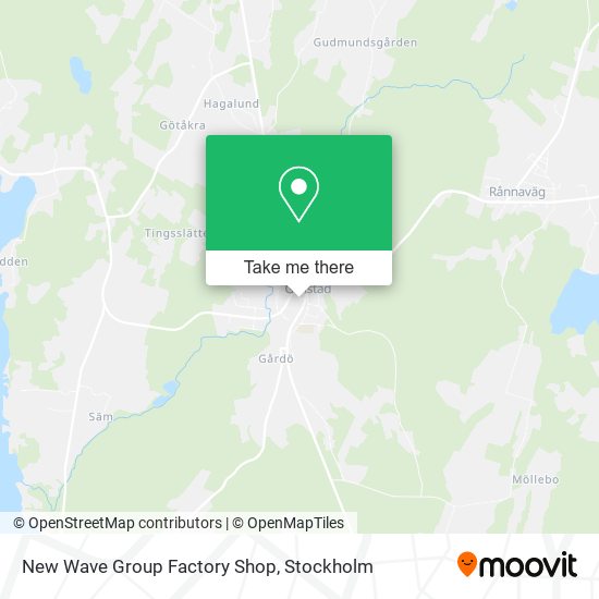 New Wave Group Factory Shop map