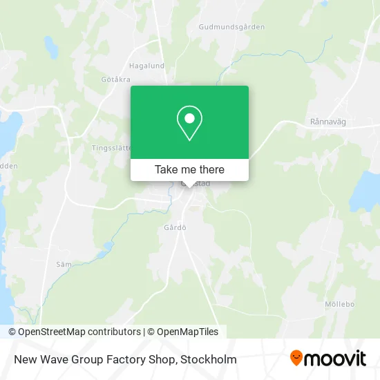 New Wave Group Factory Shop map