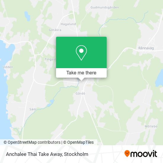 Anchalee Thai Take Away map