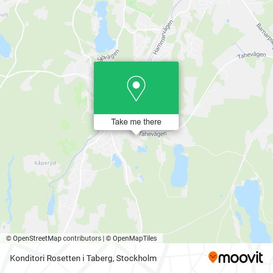 Konditori Rosetten i Taberg map