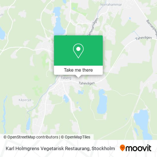 Karl Holmgrens Vegetarisk Restaurang map