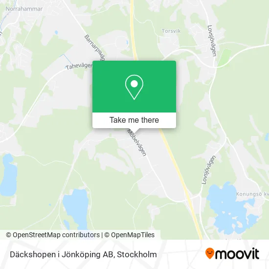 Däckshopen i Jönköping AB map