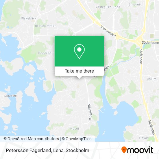 Petersson Fagerland, Lena map
