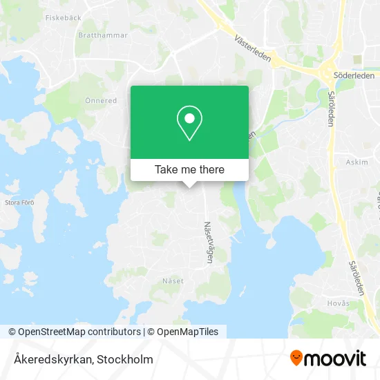 Åkeredskyrkan map