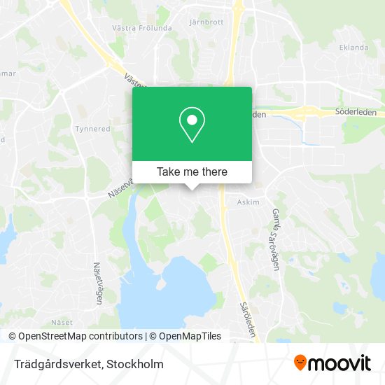 Trädgårdsverket map