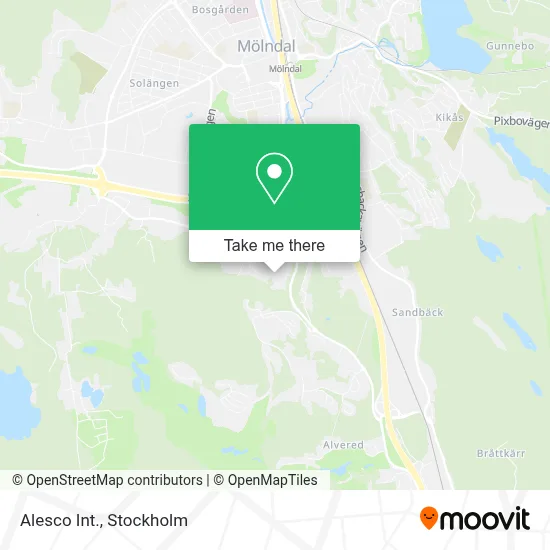 Alesco Int. map