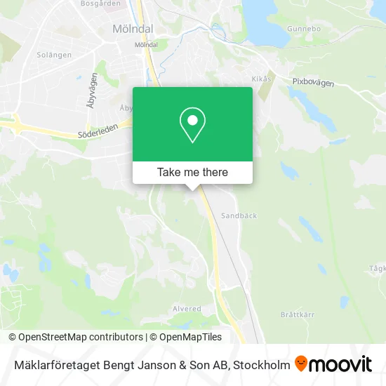 Mäklarföretaget Bengt Janson & Son AB map