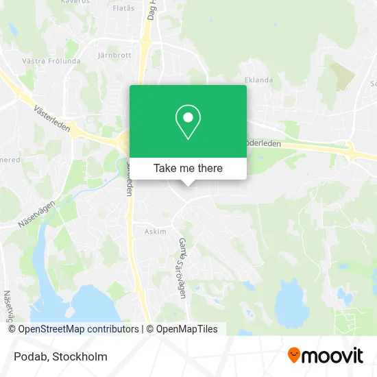 Podab map